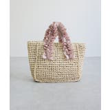 【カゴバッグ/リゾート/プレゼント】ハンドルフリルペーパートートバッグ | TRYSIL | 詳細画像15 