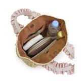 【カゴバッグ/リゾート/プレゼント】ハンドルフリルペーパートートバッグ | TRYSIL | 詳細画像21 