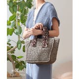 【カゴバッグ/リゾート/プレゼント】ハンドルフリルペーパートートバッグ | TRYSIL | 詳細画像9 