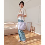 【カゴバッグ/リゾート/軽量】ハートモチーフ編みペーパートートバッグ | TRYSIL | 詳細画像12 