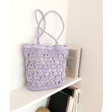 【カゴバッグ/リゾート/軽量】ハートモチーフ編みペーパートートバッグ | TRYSIL | 詳細画像13 