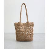 【カゴバッグ/リゾート/軽量】ハートモチーフ編みペーパートートバッグ | TRYSIL | 詳細画像14 