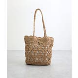 【カゴバッグ/リゾート/軽量】ハートモチーフ編みペーパートートバッグ | TRYSIL | 詳細画像18 