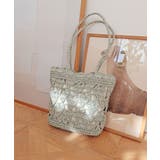 【カゴバッグ/リゾート/軽量】ハートモチーフ編みペーパートートバッグ | TRYSIL | 詳細画像5 