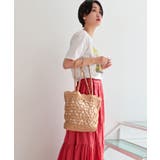 【カゴバッグ/リゾート/軽量】ハートモチーフ編みペーパートートバッグ | TRYSIL | 詳細画像7 