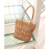 【カゴバッグ/リゾート/軽量】ハートモチーフ編みペーパートートバッグ | TRYSIL | 詳細画像9 