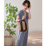 【カゴバッグ/リゾート/軽量】口元巾着ハンドルテープペーパートートバッグ | TRYSIL | 詳細画像6 