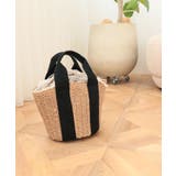 【カゴバッグ/リゾート/軽量】口元巾着ハンドルテープペーパートートバッグ | TRYSIL | 詳細画像9 