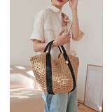 【カゴバッグ/リゾート/定番】ハンドルテープペーパートートバッグ | TRYSIL | 詳細画像2 