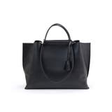 ブラック | LILY/横型A4トートバッグ | TRYSIL