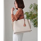 アイボリー | LILY/横型A4トートバッグ | TRYSIL