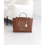 ブラウン | LILY/横型A4トートバッグ | TRYSIL