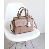 モカ | ANNABEL / ダブルフラップ2wayハンドバッグ | TRYSIL