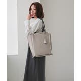 グレー | LILY/縦型A4トートバッグ | TRYSIL