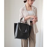 ブラック | LILY/縦型A4トートバッグ | TRYSIL