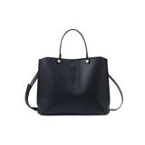 ブラック | CLIVIA / 横型A4トートバッグ | TRYSIL