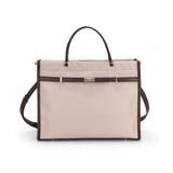 グレージュ | ベルトデザイン 軽量A4トートバッグ | TRYSIL