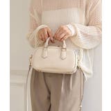 アイボリー | スクエアミニボストンバッグ | TRYSIL