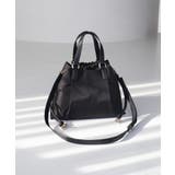 ブラック | PEONY / ドロスト2wayトートバッグ | TRYSIL