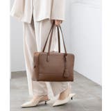 ブラウン | スクエアボストンバッグ | TRYSIL