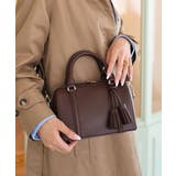 NERINE / タッセルチャーム付き ミニボストンバッグ | TRYSIL | 詳細画像1