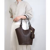 【オールシーズン/A4/通勤通学】チャーム付き バケットトートバッグ | TRYSIL | 詳細画像11 