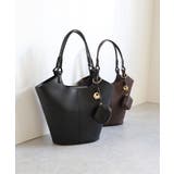 【オールシーズン/A4/通勤通学】チャーム付き バケットトートバッグ | TRYSIL | 詳細画像14 