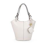 【オールシーズン/A4/通勤通学】チャーム付き バケットトートバッグ | TRYSIL | 詳細画像24 