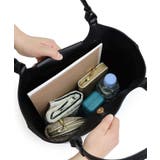 【オールシーズン/A4/通勤通学】チャーム付き バケットトートバッグ | TRYSIL | 詳細画像27 