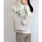 【オールシーズン/A4/通勤通学】チャーム付き バケットトートバッグ | TRYSIL | 詳細画像3 