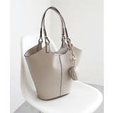 【オールシーズン/A4/通勤通学】チャーム付き バケットトートバッグ | TRYSIL | 詳細画像5 