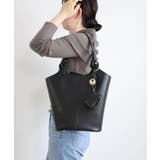 【オールシーズン/A4/通勤通学】チャーム付き バケットトートバッグ | TRYSIL | 詳細画像6 