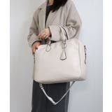 【オールシーズン/旅行/大容量】ラインテープ ビッグボストンバッグ | TRYSIL | 詳細画像2 