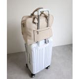 【オールシーズン/旅行/大容量】ラインテープ ビッグボストンバッグ | TRYSIL | 詳細画像5 