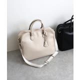 グレー | 【オールシーズン/旅行/大容量】ラインテープ ビッグボストンバッグ | TRYSIL