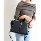 ベルトデザイン2wayスクエアトートバッグ | TRYSIL | 詳細画像1 