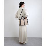 ベルトデザイン2wayスクエアトートバッグ | TRYSIL | 詳細画像12 