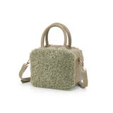 セージグリーン | ボア2wayスクエアショルダーバッグ | TRYSIL