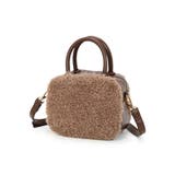 モカ | ボア2wayスクエアショルダーバッグ | TRYSIL