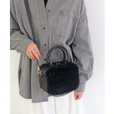 ブラック | ボア2wayスクエアショルダーバッグ | TRYSIL