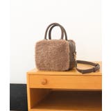 モカ | ボア2wayスクエアショルダーバッグ | TRYSIL