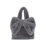 チャコール | リボントートバッグ | TRYSIL