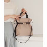 【デイリー/2way/軽量】軽量素材ベルトデザイン2wayトートバッグ | TRYSIL | 詳細画像10 