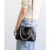 チェーンハンドル巾着ショルダーバッグ | TRYSIL | 詳細画像9