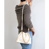 チェーンハンドル巾着ショルダーバッグ | TRYSIL | 詳細画像4