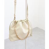 チェーンハンドル巾着ショルダーバッグ | TRYSIL | 詳細画像5 