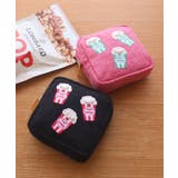 ポップコーン刺繍スクエアポーチ | TRYSIL | 詳細画像1 