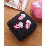 ポップコーン刺繍スクエアポーチ | TRYSIL | 詳細画像3 