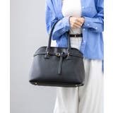 【オールシーズン/A4/通勤通学】ベルトデザイン横型A4トートバッグ | TRYSIL | 詳細画像2 