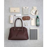 【オールシーズン/A4/通勤通学】ベルトデザイン横型A4トートバッグ | TRYSIL | 詳細画像23 